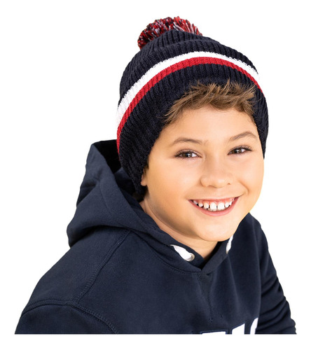 Gorro Maty Azul Para Niño Croydon