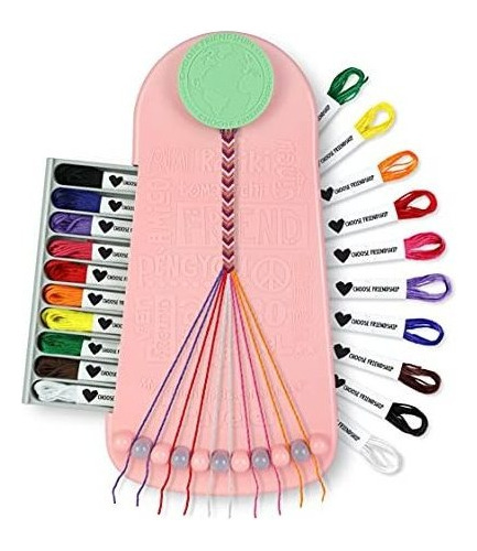 Kit Hacer Pulseras De La Amistad Con Base Edicion Macaroons