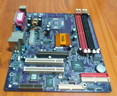 Motherboard Socket 462 Pc Chips M825lu Para Reparar