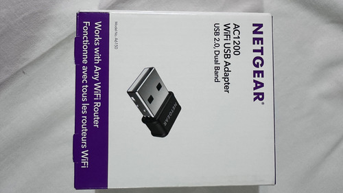 Mini Adaptador Netgear Ac 1200 Wifi Usb 2.0, Dual Band ,
