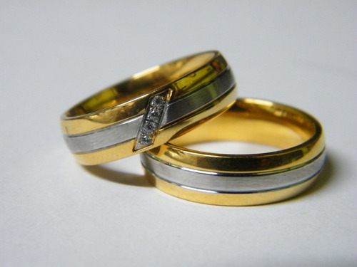 Anillo Elegante De Acero - Compromisos , Matrimonio