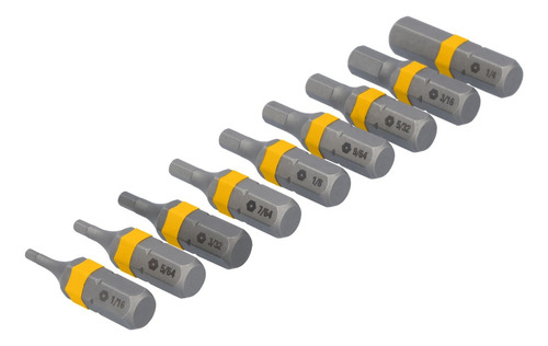 Brocas Para Taladro 9 Piezas De 1 Dewalt (dwaf1hs-9h)
