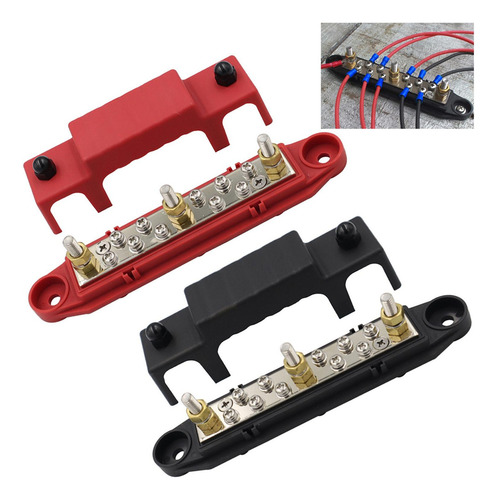 10 De Distribuição Terminal 150a 48v Dc Vermelho