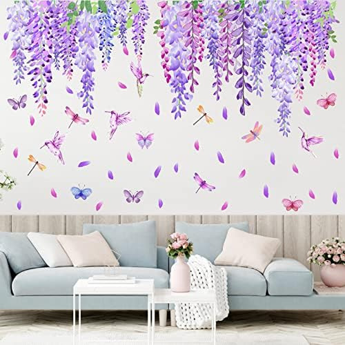 Pegatinas De Pared De Vid De Flores, Pegatinas De Pared De F