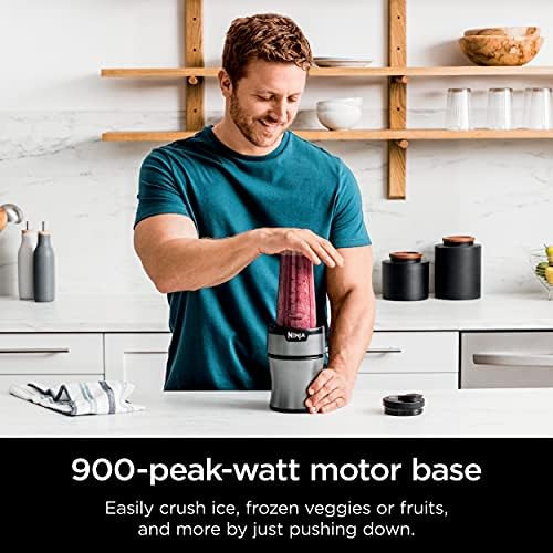 Ninja Bn301 Nutri-blender Plus Compact Personal Blender, 900