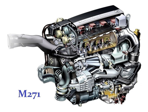 Tensor De Correa Mercedes C200 C230 C250 Kompressor Cgi M271