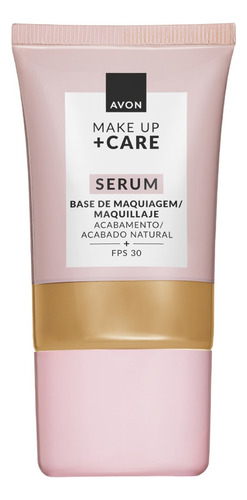 Base de maquillaje líquida Avon Make Up + Care Base de Maquillaje Serum tono 330q - warm light tan - 30mL