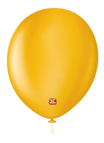 Balão Profissional Premium - Amarelo Ouro 11 28cm - 15 Un