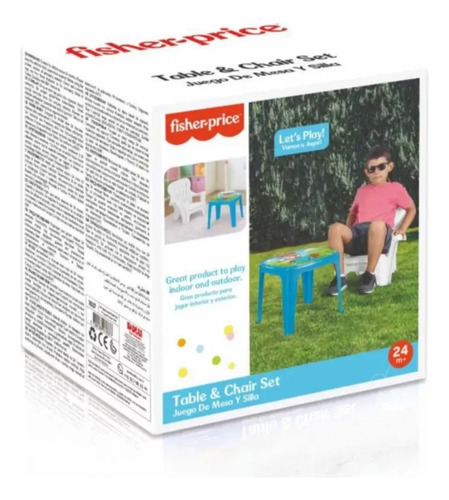Juego De Mesa Y Silla Infantil Fisher Price 1837