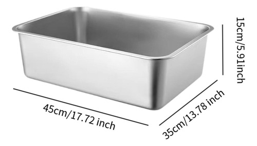 Caja De Arena De Acero Inoxidable, Bandeja De Arena Para