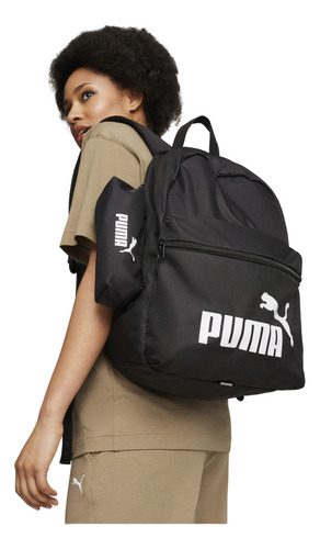 Puma Mochila Puma Phase Backpack Set Unisex Negro Lisa