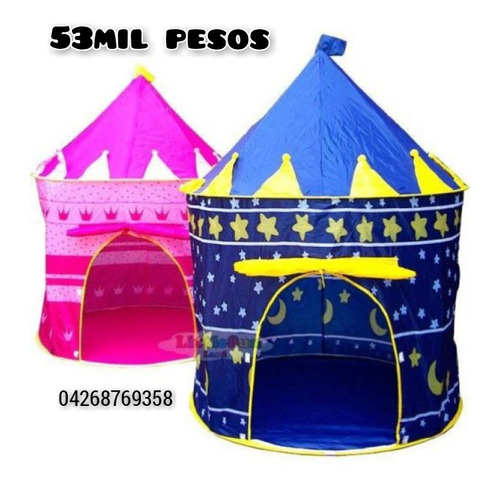 Imagen 1 de 4 de Carpa Castillo Para Niños Y Niñas