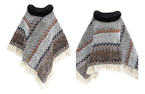 D Chal De Punto Nuevo Para Mujer De Otoño E Invierno, En Sto