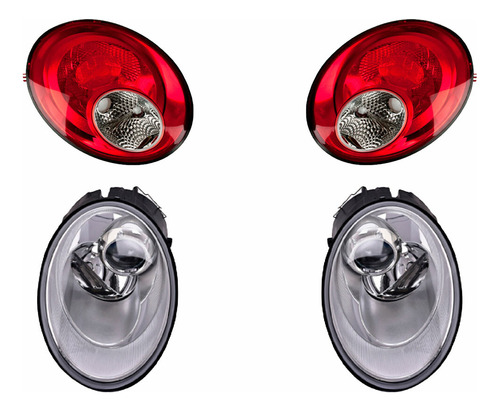 Kit Faros Y Calaveras Depo Beetle Volkswagen 2006 - 2011