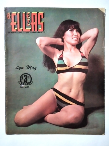 Revista Bellezas Lote De 5 Ejemplares Vedettes Lyn May (Usado)