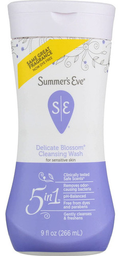 Gel Limpiador Summers Eve 266 Ml Delicado Aroma A Flor