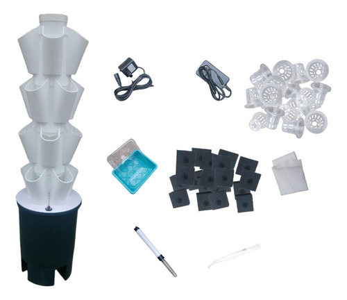 De Hidropónico Hydroponic Vertical 4 Capas De De Adaptador