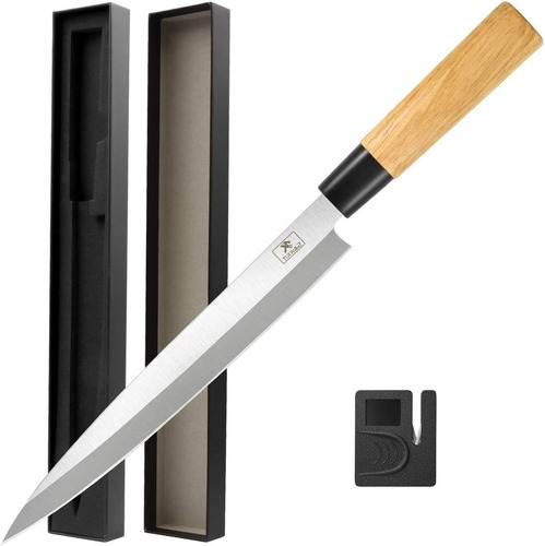 Cuchillo Sushi Sashimi 7 Y 9 Pulgadas Ac. Inox. 