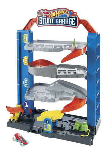 Conjunto Garagem De Manobras - Hot Wheels City - Mattel