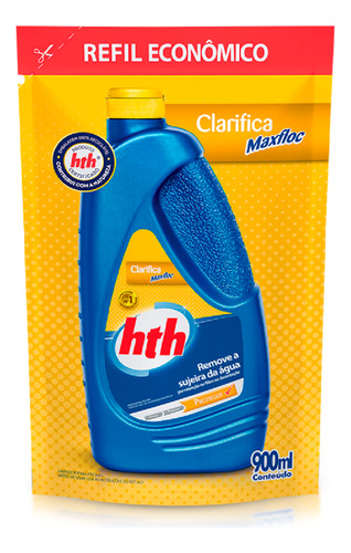 Clarificante Maxfloc Hth 900ml Para Tratamento De Piscinas