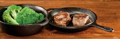 Lodge Lcc3 Pre-seasoned Cast-iron Combo Cooker, 3-quart Color Ver Imagen