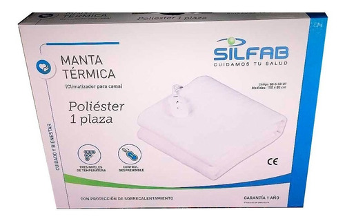 Imagen 6 de 9 de Climatizador Gama Frazada 1 Plaza Manta Calienta Cama Temperaturas (74) Bajo Consumo - Seguro - Electrica - Garantia -