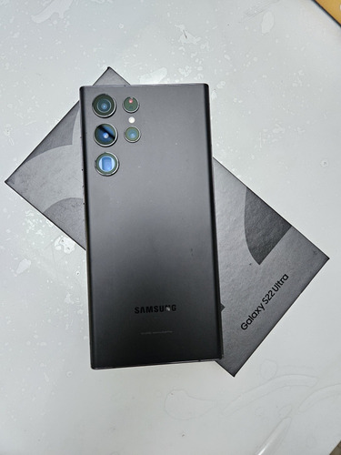 Samsung S22 Ultra 256gb Black Como Nuevo