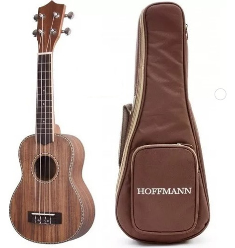 Hoffmann Ku-ko-s Ukelele Soprano Koa Profesional Con Funda.