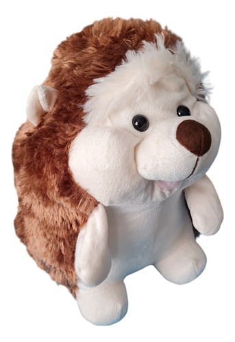 Erizo De Peluche. Hermoso! 25 Cm. Woody Color Marrón Oscuro