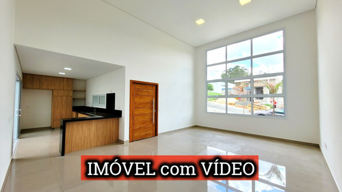 Imagem 1 de 21 de Casa À Venda Em Indaiatuba! Condomínio Fechado Com Lazer, Portaria 24 Horas, Identificação Facial E Próximo Ao Pq Ecológico! - Ca00104 - 69833238