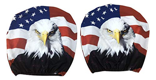 Fundas Para Reposacabezas American Eagle Para Coches, Juego