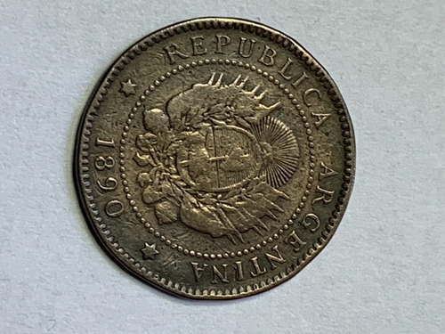Robmar-argentina Moneda De 1 Centavo De Patacon Del Año 1890