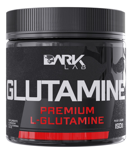 Suplemento Em Pó Dark Lab Glutamine Premium Glutamina Em Pote De 150g