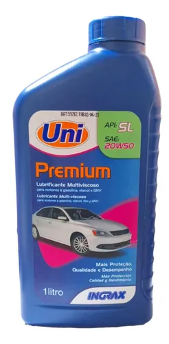 comprar Óleo Sl 20w50 Premium Uni Ingrax 1l Multiviscoso Para Motor