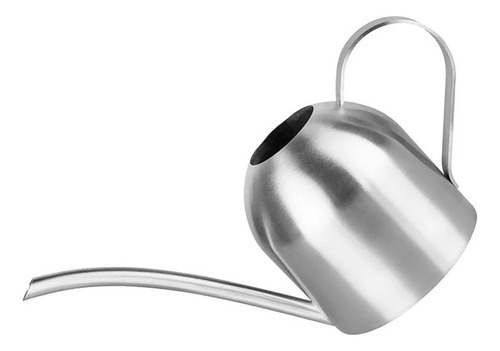 Regadera Pequeña De Acero Inoxidable, Diseño De Caño Largo