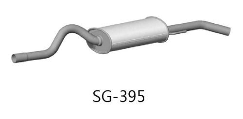 Silenciador Symbol 1.6 16v Y Clio Ii Con Baúl Tubosil