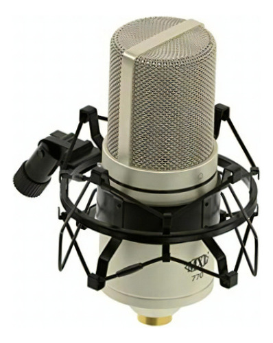 Micrófono Mxl 770 Condensador Cardioide Color Vintage Blanco