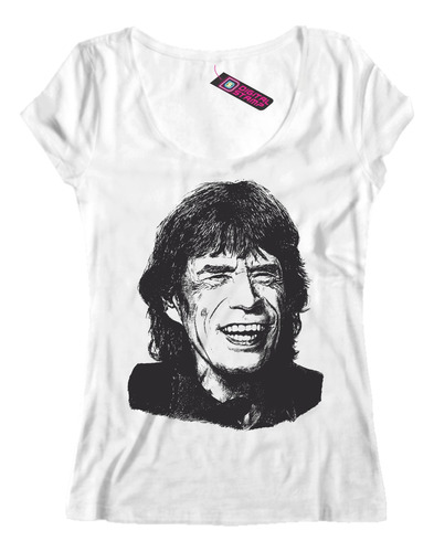 Remera Mujer Mick Jagger The Rolling Stones Rp245dtg Premium