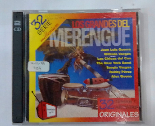 Los Grandes Del Merengue. Serie 32. Cd Usado. Qqg.