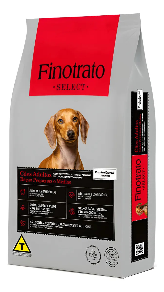 Ração Finotrato Select Cães Adultos Pequenas/médias 10,1kg