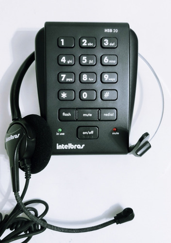 Telefone Intelbras Headset Base Discadora Hsb 50 (Usado)