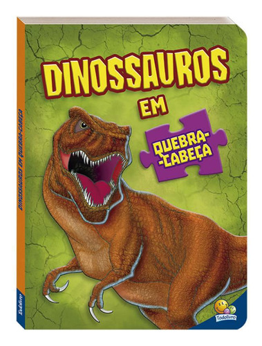 Livro Dinossauros Em Quebra-cabeca