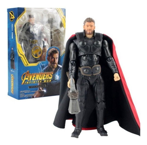 Boneco De Ação Thor Dos Vingadores Da Marvel Com Brinquedos