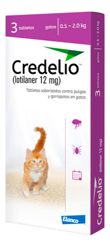 Credelio Cat Oral 0.5 A 2kg 