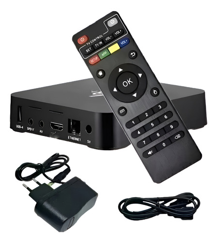 Tv Box 4k Youtube Smartpro Netflix Smart Conversor Hd Pro