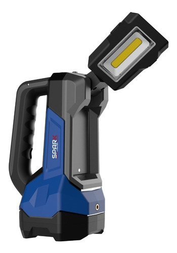 Lanterna Tatica Holofote 1000 Lumens Bateria De Alta Duração Cor da lanterna Preto e azul Cor da luz Branca
