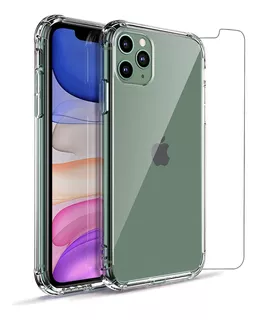 Funda Antigolpes Reforzada Para iPhone + Vidrio Templado