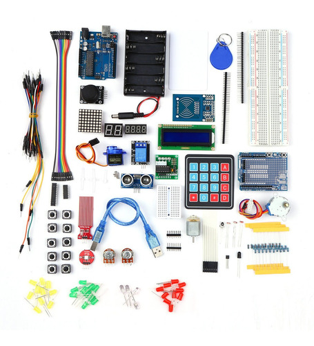 Arduino Uno R3 Electronic Project Kit De Aprendizaje Para Pr