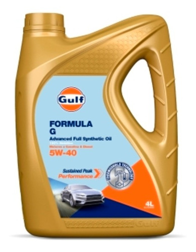 Aceite Sintético Formula G 5w-40 4l Gulf Oil