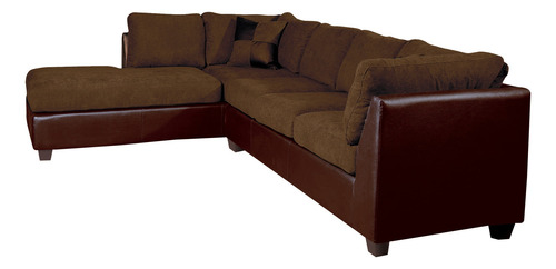 Sofá Seccional Padua Izquierdo Pu / Velvet Latam Home